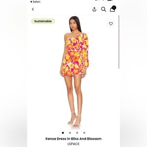 L*Space One-Shoulder womens size small Kensa dress new with tags